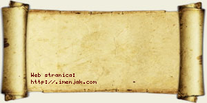 Ksenija Stojaković vizit kartica